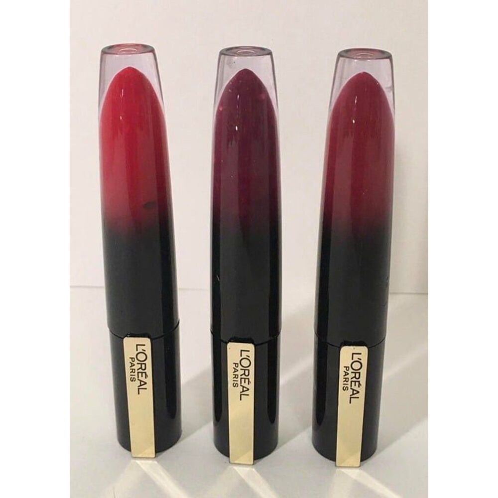 3x L Oreal Paris Brilliant Signature Shiny Lip Stain Lipstick 311, 313, 314 NEW